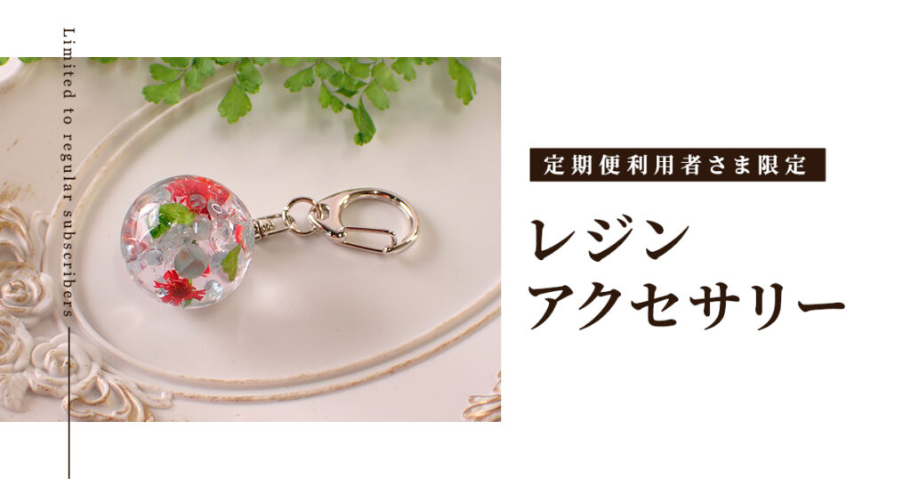 定期便利用者さま限定の商品-レジンアクセサリー